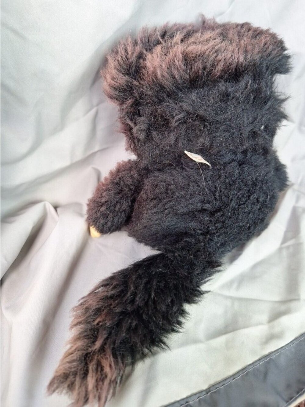 Nyamy Washino Kitten Felina Sucking Thumb Plush Black 7" Vintage 1979 READ - Picture 12 of 15